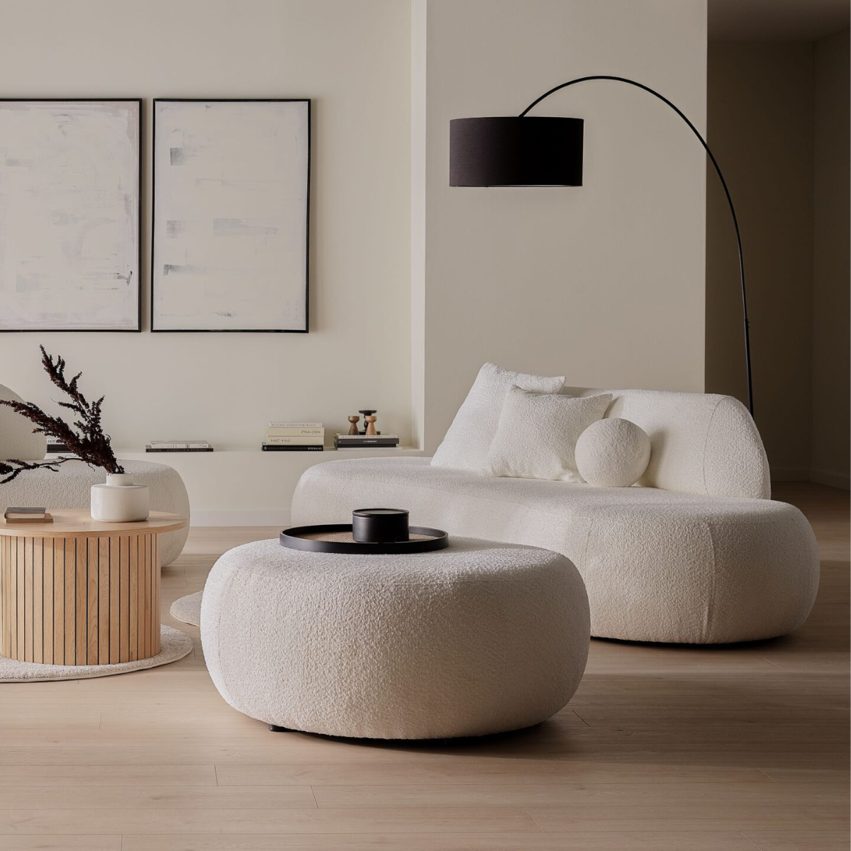 PZ ROYALE Bézs design Beltéri kanapé